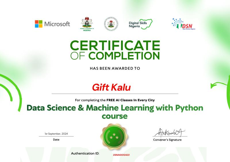 Data Science With Machine Learning and Python