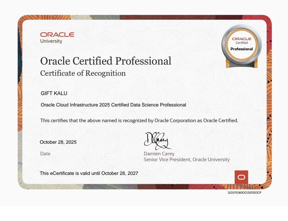 Oracle Cloud Infrastructure