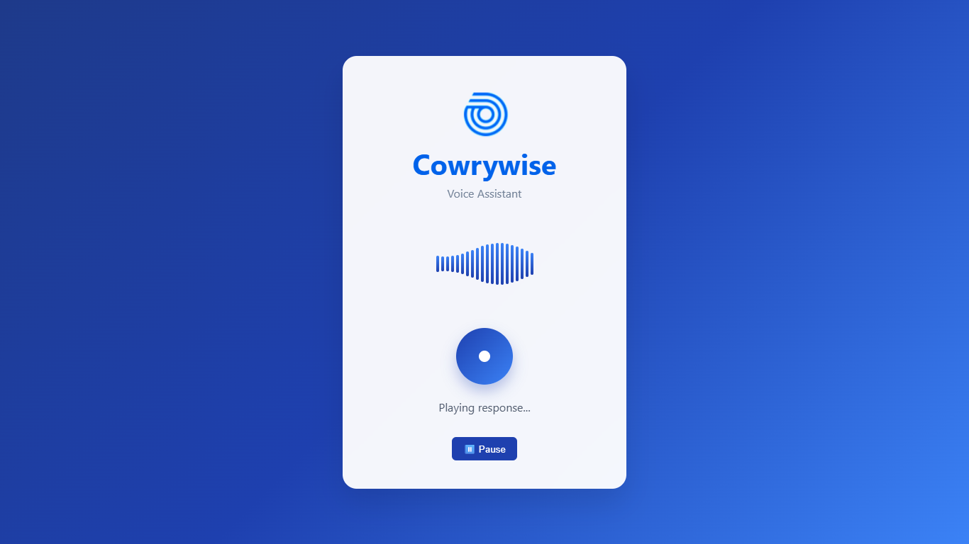 Voice Assistant for FAQ